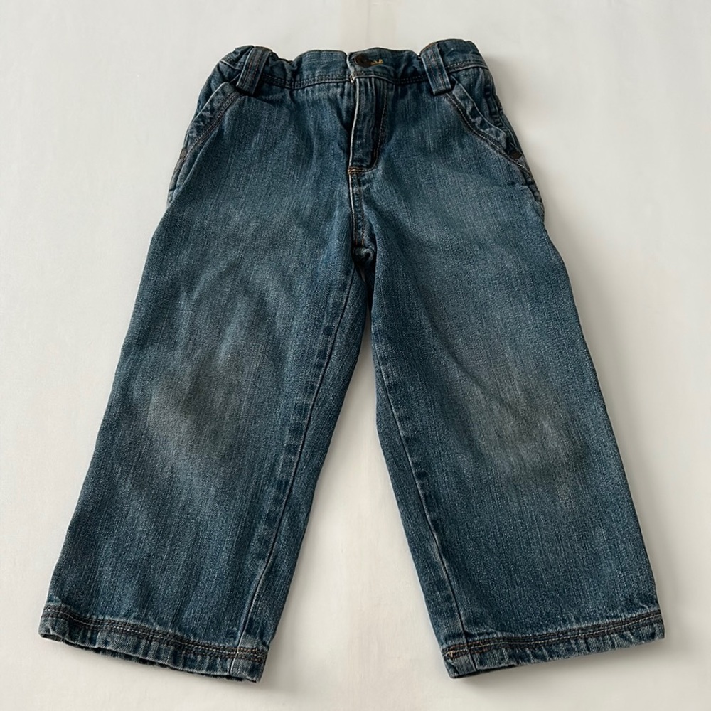 Genuine Kids By Osh Kosh Carpenter Jeans in Size 3T with Adjustable Waist